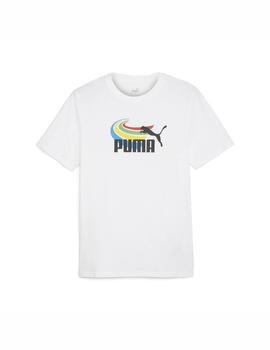 Camiseta Puma M Graphics Summer Blanco/Multi