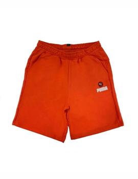 Bermuda Puma JR BPPO Blank Naranja