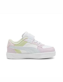 Zapatilla Puma Caven 2.0 Block AC  Inf Blanco/Rosa