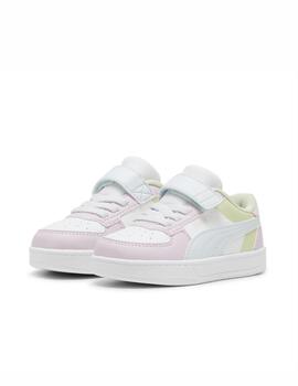 Zapatilla Puma Caven 2.0 Block AC+ Inf Blanco/Rosa