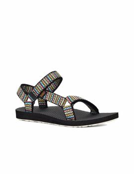 Sandalia Teva W Original Universal DTM Negro/Multi