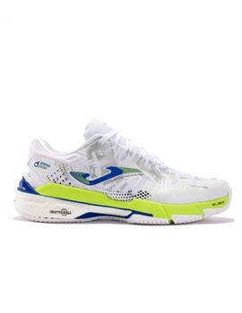 Zapatilla Joma M Pádel Slam 2402 Blanco/ Fluor