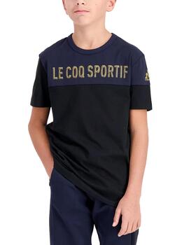 Camiseta Lecoq Y Noel SP SS Nº1 Negro para niño