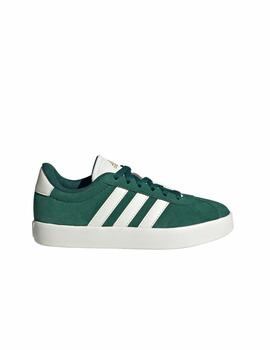 Zapatilla Adidas VL Court 3.0 K Verde/Blanco