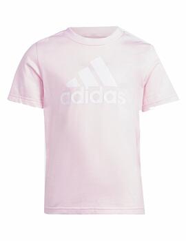 Camiseta Adidas LK BL CO Rosa/Blanco