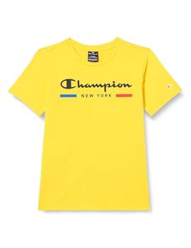 Camiseta Champion K Crewneck Amarillo