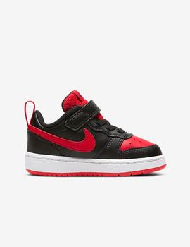 Zapatilla Nike Court Borough Low2 TDV Negro/Rojo