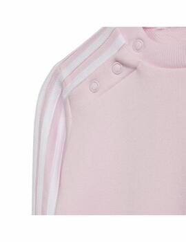 Chandal Adidas Infant 3S Rosa/Gris