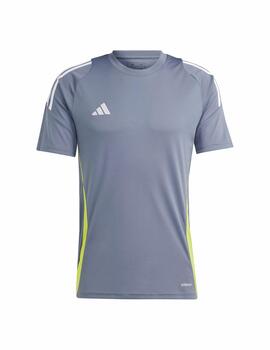 Camiseta Adidas M Tiro24 Gris/Fluor
