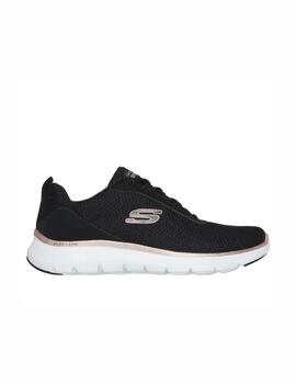 Zapatilla Skechers W Flex Appeal Uptake 5.0 BKRG