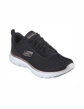 Zapatilla Skechers W Flex Appeal Uptake 5.0 BKRG