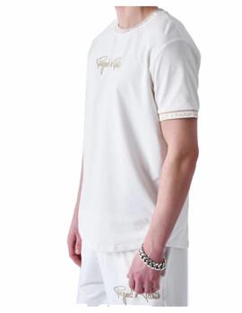 Camiseta Project X Logo Relieve OWBG Blanco/Beige