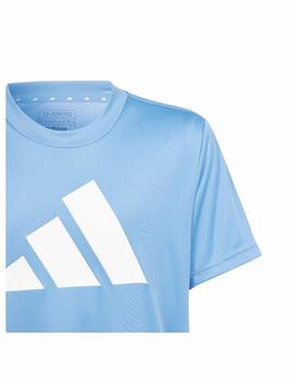 Camiseta Adidas U TR-ES Logo Azul/Blanco