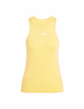 Camiseta Adidas W TR-ES 3S Tank Naranja/Blanco