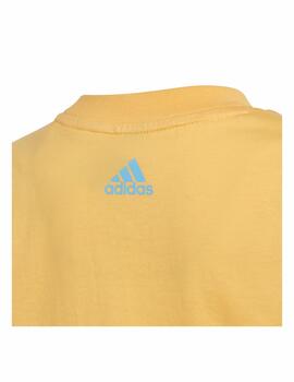 Conjunto Adidas LK BL CO Naranja/Azul