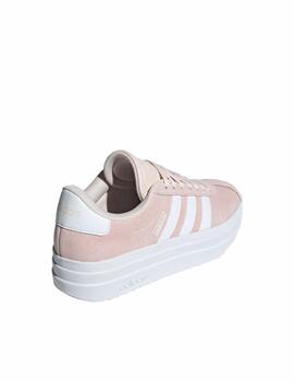 Zapatilla Adidas W VL Court Bold Rosa/Blanco