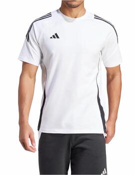 Camiseta Adidas M Tiro24 Blanco/Negro