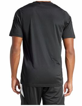 Camiseta Adidas M Tiro24 Negro/Blanco