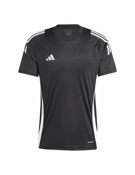 Camiseta Adidas M Tiro24 Negro/Blanco