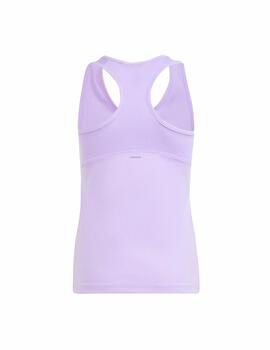 Camiseta Adidas JG TF Tank Lila/Blanco