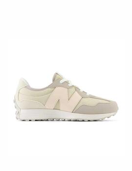 Zapatilla New Balance GS 327FM Beige/Coral