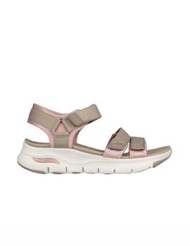 Sandalia Skechers W Arch Fit Fresh Bloom TPPK