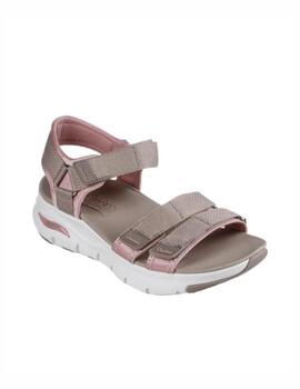 Sandalia Skechers W Arch Fit Fresh Bloom TPPK