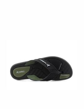 Sandalia Rider M R Line Plus Negra/Verde