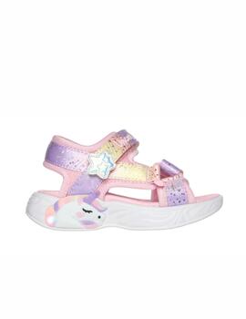 Sandalia Skechers TD Lights Unicorn Dreams LPMT