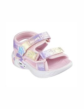 Sandalia Skechers TD Lights Unicorn Dreams LPMT