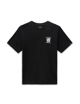 Camiseta Vans YT Bear Ink Negro para niño