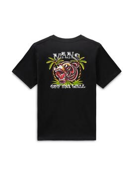 Camiseta Vans YT Bear Ink Negro para niño