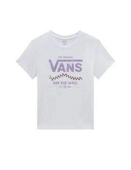 Camiseta Vans WM Lokkit Crew Blanco para mujer