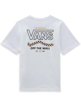 Camiseta Vans YT Lockit Blanco para niño