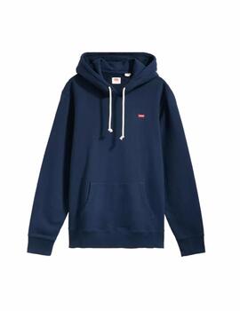 Sudadera Levis M Original HM Hoodie Marino