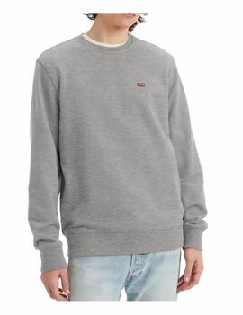 Sudadera Levis M Original HM Crew Gris