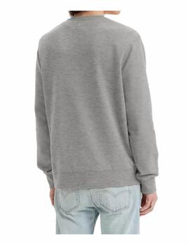 Sudadera Levis M Original HM Crew Gris