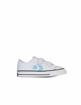 Zapatilla Converse Star Player V Bebé Blanco/Celes