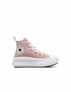 Zapatilla Converse Move Alta Lona PS Rosa/Blanco