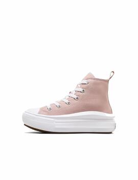 Zapatilla Converse Move Alta Lona PS Rosa/Blanco