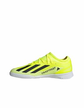Bota Adidas J X Crazyfast League IN Amarillo Neon