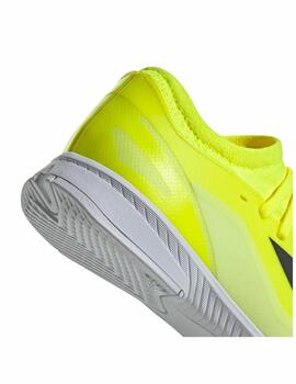 Bota Adidas J X Crazyfast League IN Amarillo Neon