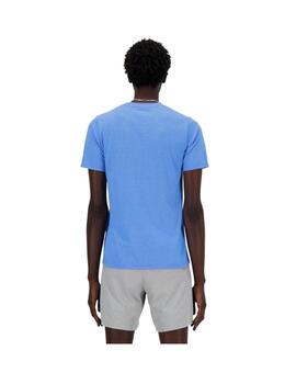 Camiseta NB M Sport Essentials Heathertech Azul