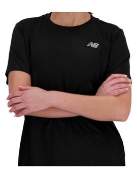 Camiseta NB W Sport Essentials Negro