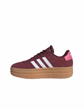 Zapatilla Adidas J VL Court Bold Granate/Gum