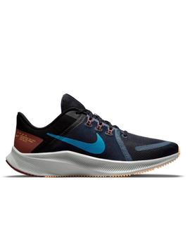 Zapatilla Running Nike Quest 4 Hombre Azul