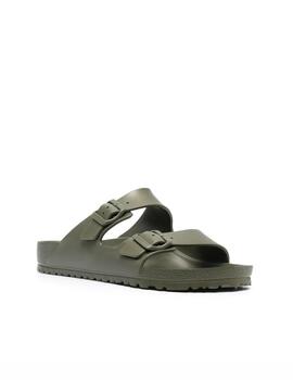 Sandalia Birkenstock M Arizona Eva Khaki Horma Normal