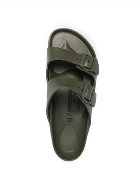 Sandalia Birkenstock M Arizona Eva Khaki Horma Normal