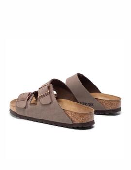 Sandalia Birkenstock W Arizona Nobuck Mocca Horma Estrecha