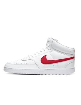 Zapatilla Nike M Court Vision Mid Blanco/Rojo